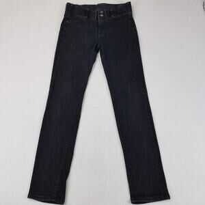Apt 9 Jeans Womens Size 8 Tummy Control Straight Leg Black High Rise